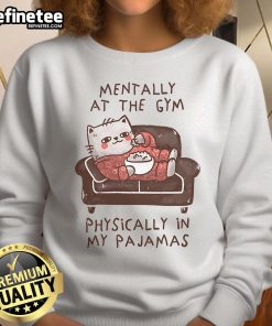 Top Mentally At The Gym sweatshirt in vibrant colors, perfect for workouts and showcasing gym motivation.
