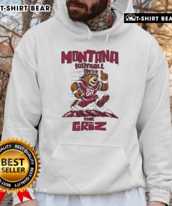 Alt Text: Top Montana Football The Griz mascot hoodie showcasing team spirit and style for fans of the University of Montana.