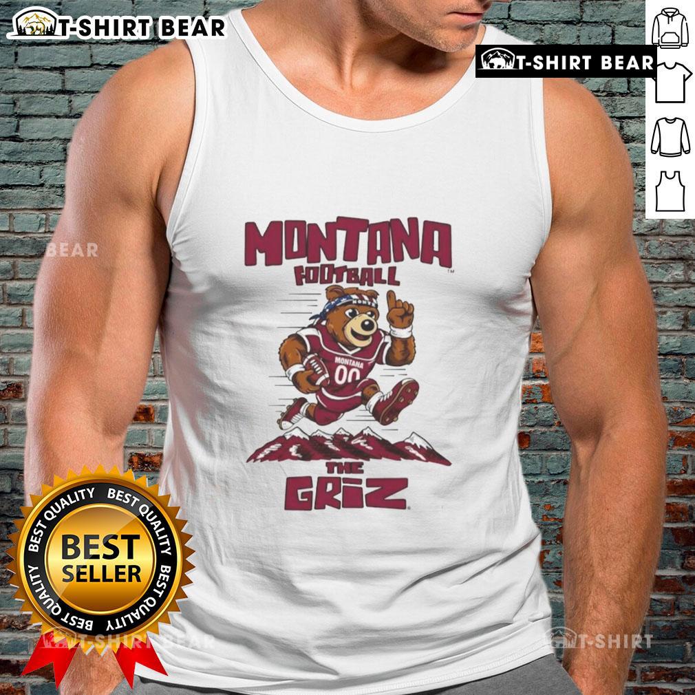 Top Montana Football The Griz Mascot Tank Top Top Montana Football The Griz mascot tank top featuring a vibrant design perfect for fans and game day attire.