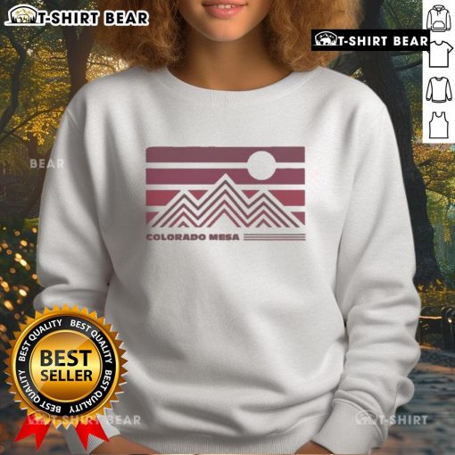 Colorado Mesa University sweatshirt featuring Top MVSP elements design, perfect for students and alumni.