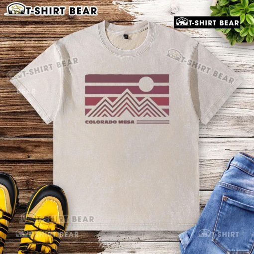 Top MVSP Elements Colorado Mesa washed t-shirt in soft fabric, showcasing vibrant design and relaxed fit, perfect for casual wear.