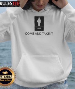 Alt Text: Nancy Mace wearing a Come and Take It hoodie, promoting women's empowerment for Congress campaign.