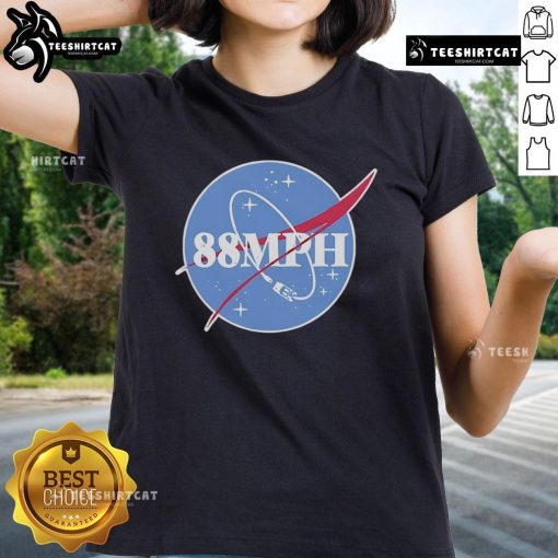 Womens NASA 88MPH tee featuring a stylish design, perfect for space enthusiasts and casual wear.