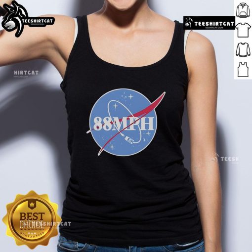 Stylish Top NASA 88MPH tank top featuring a bold graphic design, perfect for fans of space and retro fashion.