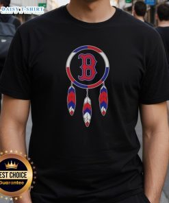 Top Native American Indians X Boston Red Sox baseball t-shirt featuring unique design and vibrant team colors.