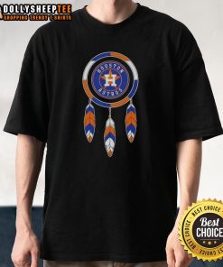 Top Native American Indians X Houston Astros Baseball T-Shirt featuring vibrant graphics and a comfortable fit.