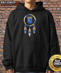 Top Native American Indians X Kansas City Royals baseball hoodie featuring vibrant team colors and unique design.