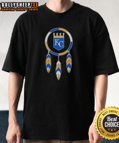 Top Native American Indians X Kansas City Royals baseball t-shirt featuring unique design and vibrant colors.