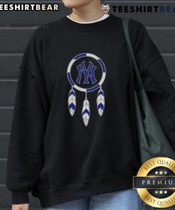 Top Native American Indians X New York Yankees baseball sweatshirt design featuring vibrant colors and cultural motifs.