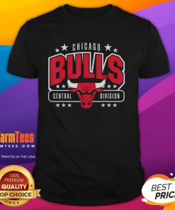 Top NBA Chicago Bulls Arched Central Division T-Shirt featuring bold team logo and stylish design for fans.