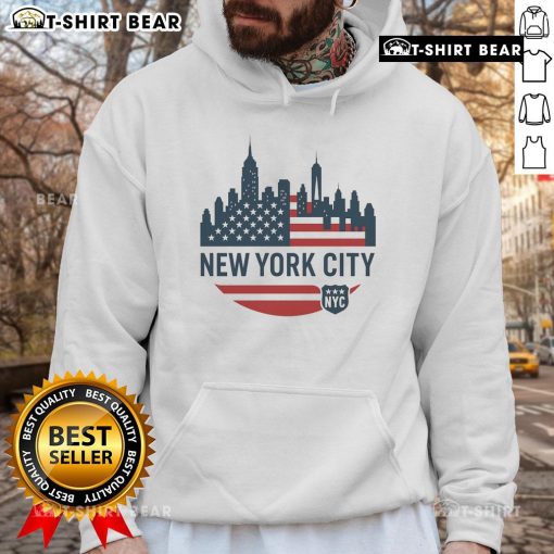 Top New York City travel souvenir flag series hoodie featuring iconic NYC designs and vibrant colors for stylish travelers.