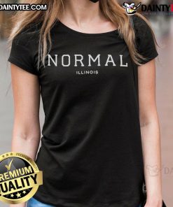 Top Normal Illinois Ladies Tee featuring a stylish design, perfect for casual wear and showcasing local pride.