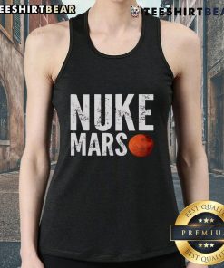 Top Nuke Mars tank top featuring a bold graphic design, perfect for casual wear and space enthusiasts.