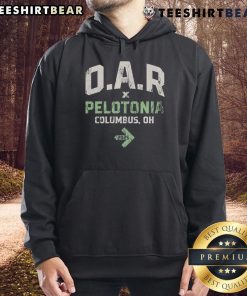 Top O.A.R. X Pelotonia collaboration hoodie featuring a stylish design, perfect for fans and supporters of the cause.