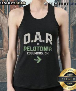 Alt Text: Top O.A.R. X Pelotonia Collaboration Tank Top in vibrant colors, showcasing stylish design for cycling enthusiasts.