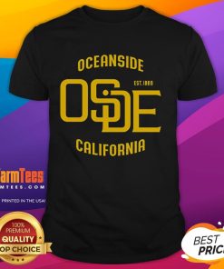 Top Oceanside California T-Shirt featuring vibrant beach graphics and a stylish design perfect for ocean lovers.