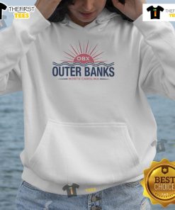 Cozy hoodie featuring 'Top Outer Banks Destination' design, perfect for beach lovers and travel enthusiasts.