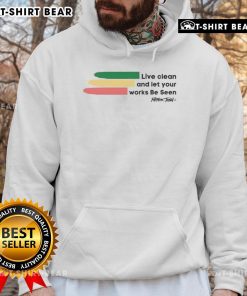 Peter Tosh Live Clean And Let Your Works Be Seen hoodie featuring vibrant colors and iconic design.