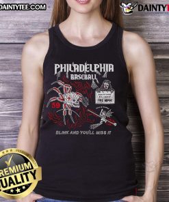 Top Philadelphia Baseball 59 Blink And You'll Miss It Halloween Tank Top featuring a spooky design for fans.
