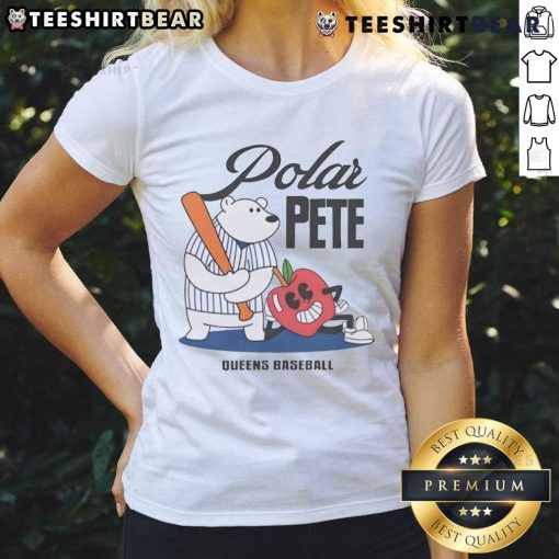 Top Polar Pete Alonso Queen Baseball Ladies Tee featuring a stylish design for female baseball fans.