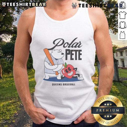 Alt Text: Top Polar Pete Alonso Queen Baseball Tank Top featuring vibrant design for fans of MLB and baseball apparel.