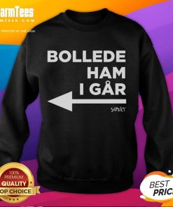 Top Princess Isabella wearing Bollede Ham I Gar sweatshirt, showcasing stylish design and vibrant colors.