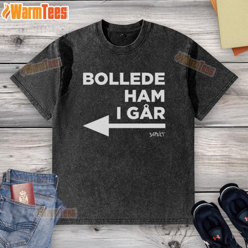 Alt Text: Top Princess Isabella wearing a Bollede Ham I Gar washed t-shirt, showcasing a stylish and casual look.