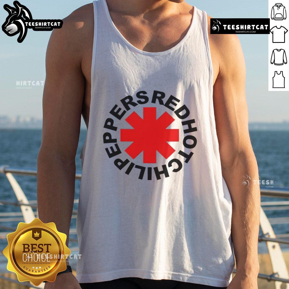 Top Red Hot Chilli Peppers Tank Top Stylish Top Red Hot Chilli Peppers tank top featuring vibrant band logo, perfect for music fans and casual wear.