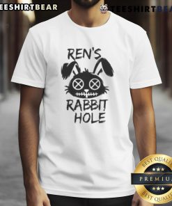 Top Ren's Rabbit Hole T-Shirt featuring a vibrant design and comfortable fit, perfect for fans of unique graphic tees.
