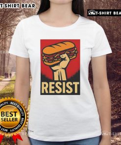 Top Resist DC Sandwich Thrower 2025 Ladies Tee in vibrant colors, showcasing a stylish and comfortable design for women.