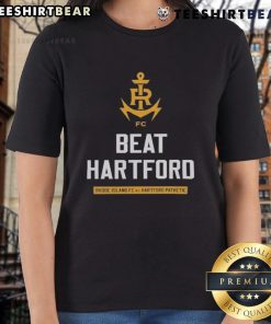 Top Rhode Island FC beat Hartford Ladies tee featuring team colors and logo, perfect for fans and supporters.