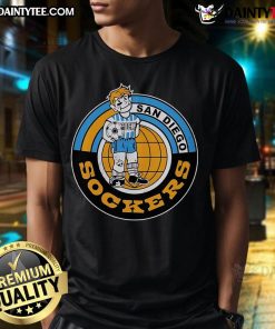 Vintage Top San Diego Sockers 1978 logo T-shirt featuring classic design, perfect for soccer fans and collectors.