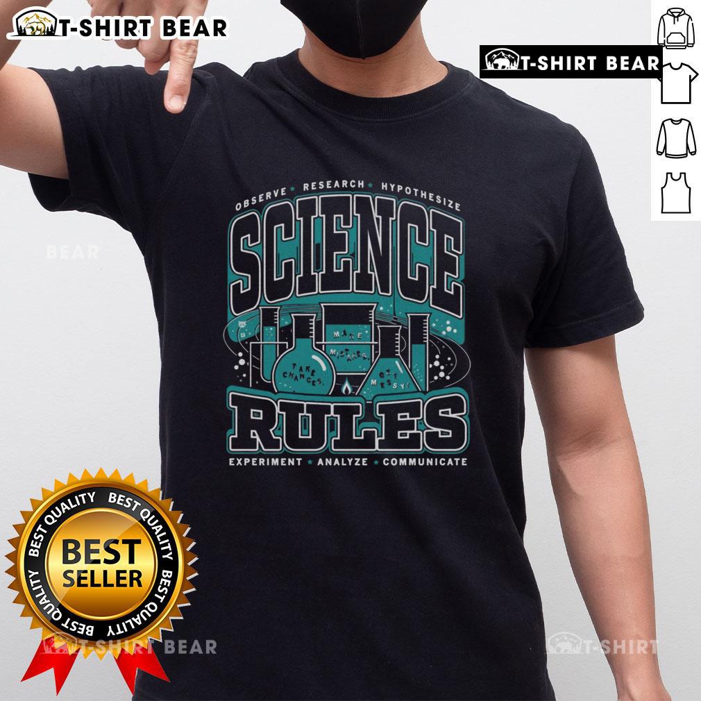 Top Science Rules Max Collegiate T Shirt Top Science Rules Max Collegiate T-Shirt featuring a bold graphic design and comfortable fit for science enthusiasts.