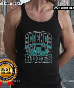 Top Science Rules Max Collegiate Tank Top featuring a vibrant design, perfect for casual wear and school spirit.