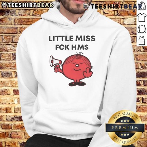 Top Shelley Blond Little Miss Fck HMS Hoodie featuring a stylish design and vibrant colors for casual wear.
