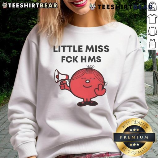 Top Shelley Blond Little Miss Fck HMS sweatshirt featuring a stylish design for casual wear.
