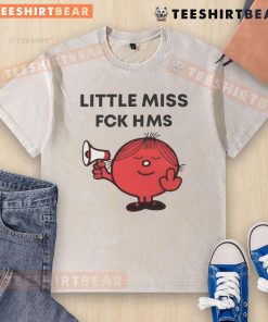 Top Shelley Blond Little Miss Fck HMS Washed T-Shirt displayed on a mannequin with a stylish background.