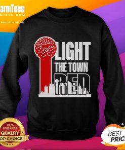 Top SMU Mustangs Light The Town Red Sweatshirt featuring vibrant colors and school spirit design for fans and alumni.