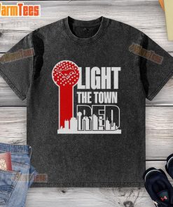 Top SMU Mustangs Light the Town Red washed t-shirt featuring vibrant colors and school spirit for fans and alumni.