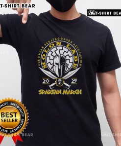 Top Spartan March European Paratroopers Association Molon Labe 2025 T-Shirt featuring bold graphics and military design elements.