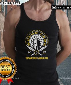 Top Spartan March European Paratroopers Association Molon Labe 2025 tank top featuring bold graphics and patriotic design.