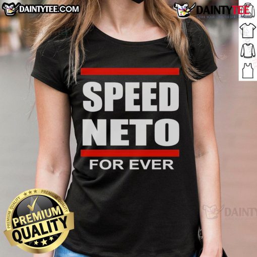 Top Speed Neto For Ever Ladies Tee in vibrant colors, showcasing stylish design and comfortable fit for women.