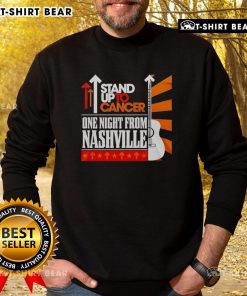 Top Stand Up To Cancer One Night From Nashville sweatshirt showcasing stylish design and support for cancer research.