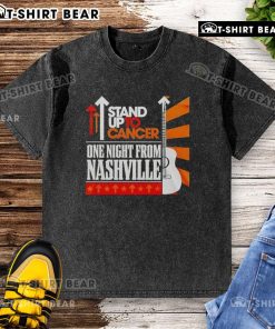 Top Stand Up To Cancer One Night From Nashville washed t-shirt featuring vibrant graphics and a comfortable fit.