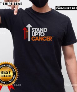 Top Stand Up To Cancer T-Shirt featuring bold graphics and a supportive message for cancer awareness and research.