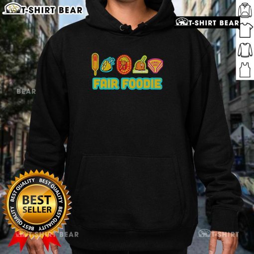 Cozy Top State Fair of Texas Fair Foodie Hoodie featuring vibrant graphics celebrating Texas fair food culture.