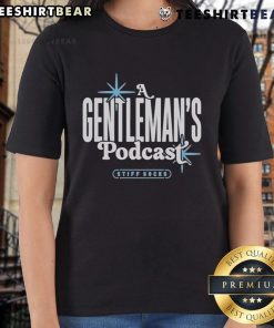 Top Stiff Socks Podcast Ladies Tee featuring a stylish design for fans of A Gentleman's Podcast.