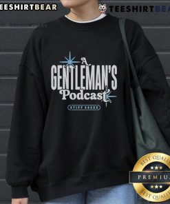 Top Stiff Socks Podcast sweatshirt featuring a stylish design for gentlemen, perfect for podcast fans and casual wear.