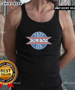 Top Super Bowl Pope XIV logo tank top featuring vibrant graphics and a trendy design for sports fans.