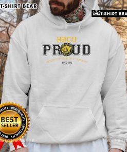 Top The University of Arkansas at Pine Bluff Established 1873 HBCU Proud Hoodie showcasing university pride and heritage.